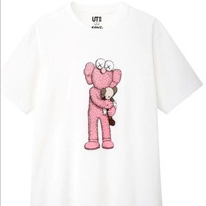 KAWS x Uniqlo Pink BFF Tee
